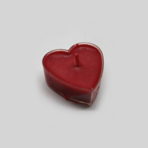 Smokeless Scented Acrylic Tealight Candles | Love Heart Shape Scented Candle
